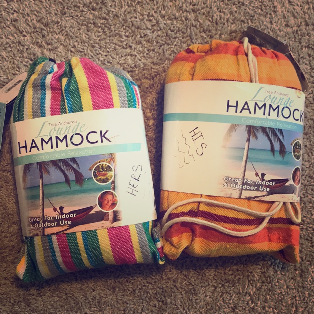 His and Hers Lounge Hammocks